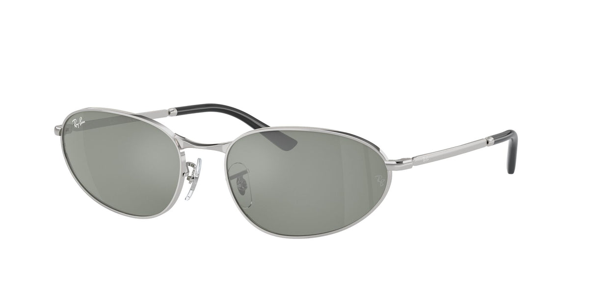 Ray-Ban0RB3734 003/40 56 Silver/ Green