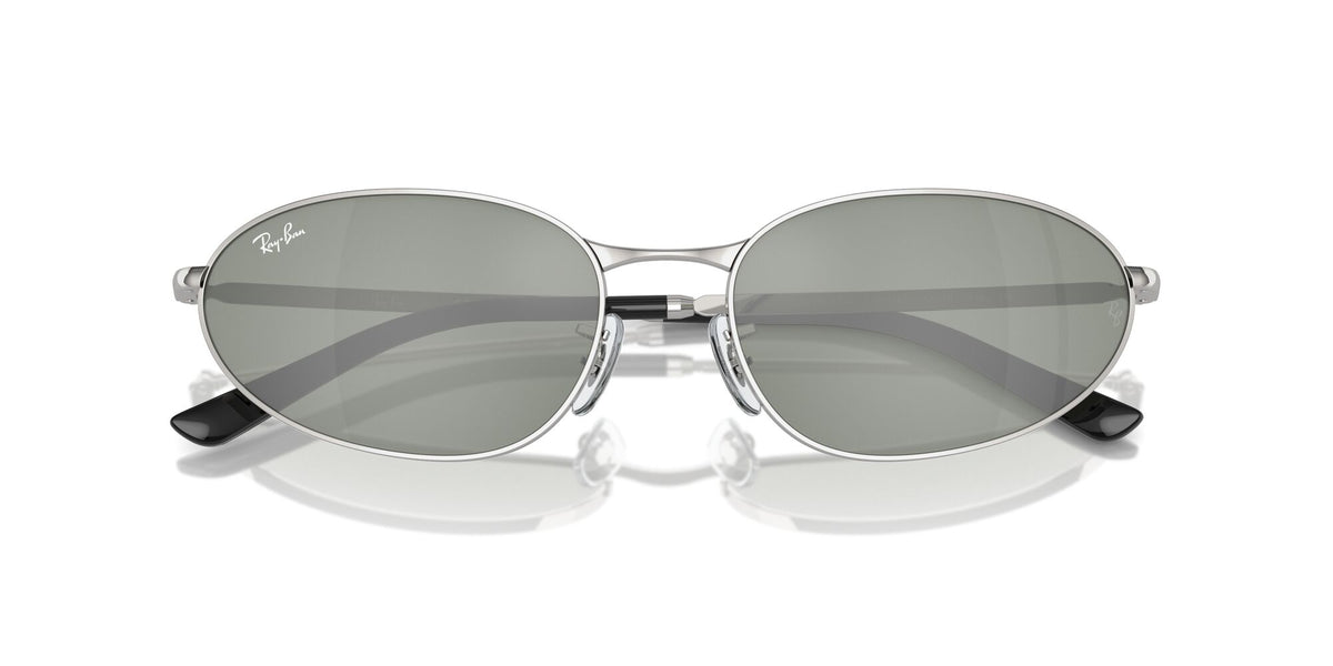 Ray-Ban0RB3734 003/40 56 Silver/ Green