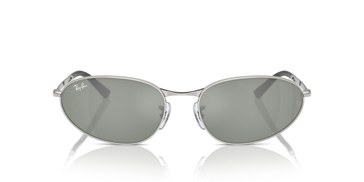 Ray-Ban0RB3734 003/40 56 Silver/ Green