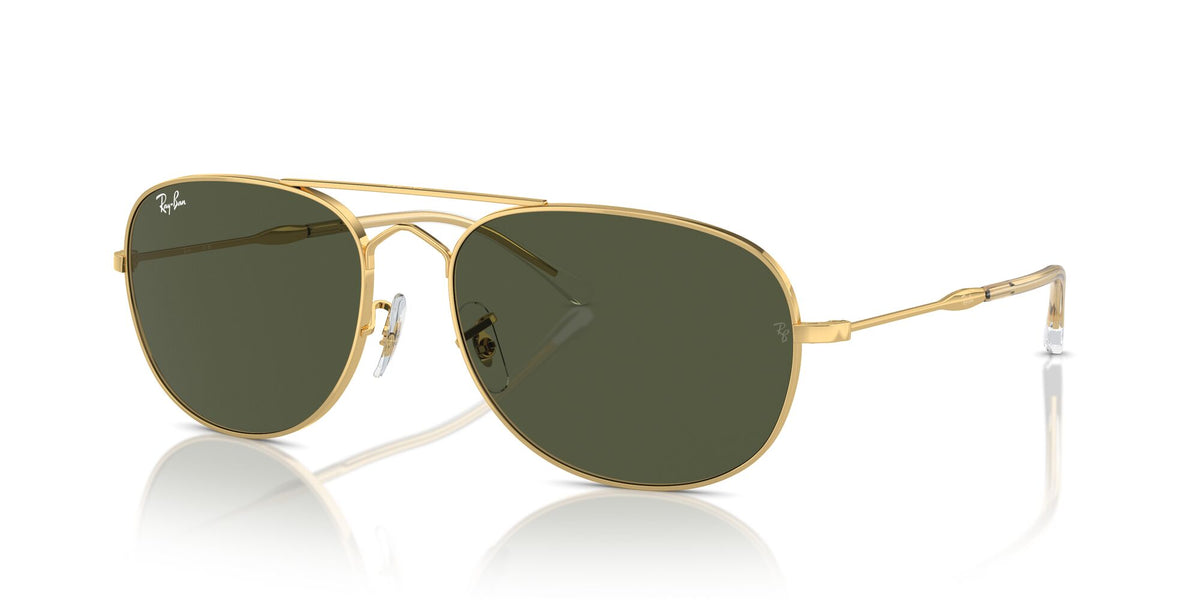 Ray-Ban Bain Bridge 0RB3735 001/31 57 Gold/ Green