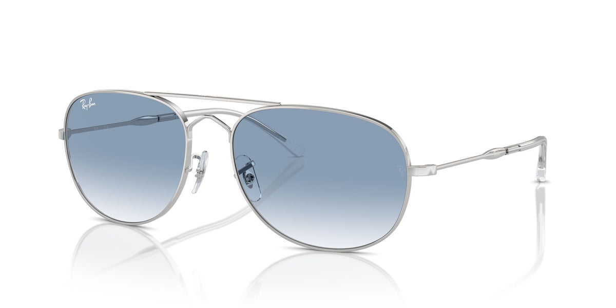 Ray-Ban Bain Bridge 0RB3735 003/3F 60 Silver/ Clear & Blue