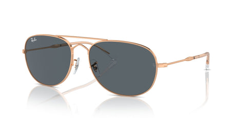 Ray-Ban Bain Bridge 0RB3735 9202R5 57 Rose Gold/ Blue