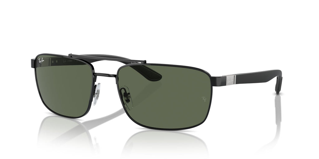 Ray-Ban  0RB3737 002/71 60 Black/ Dark Green