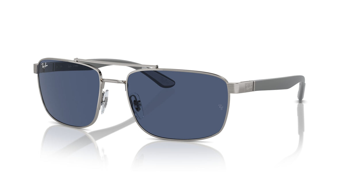 Ray-Ban0RB3737 004/80 60 Gunmetal/ Dark Blue