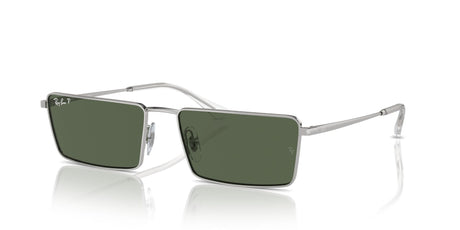 Ray-Ban Emy 0RB3741 003/9A 56 Silver/ Dark Green