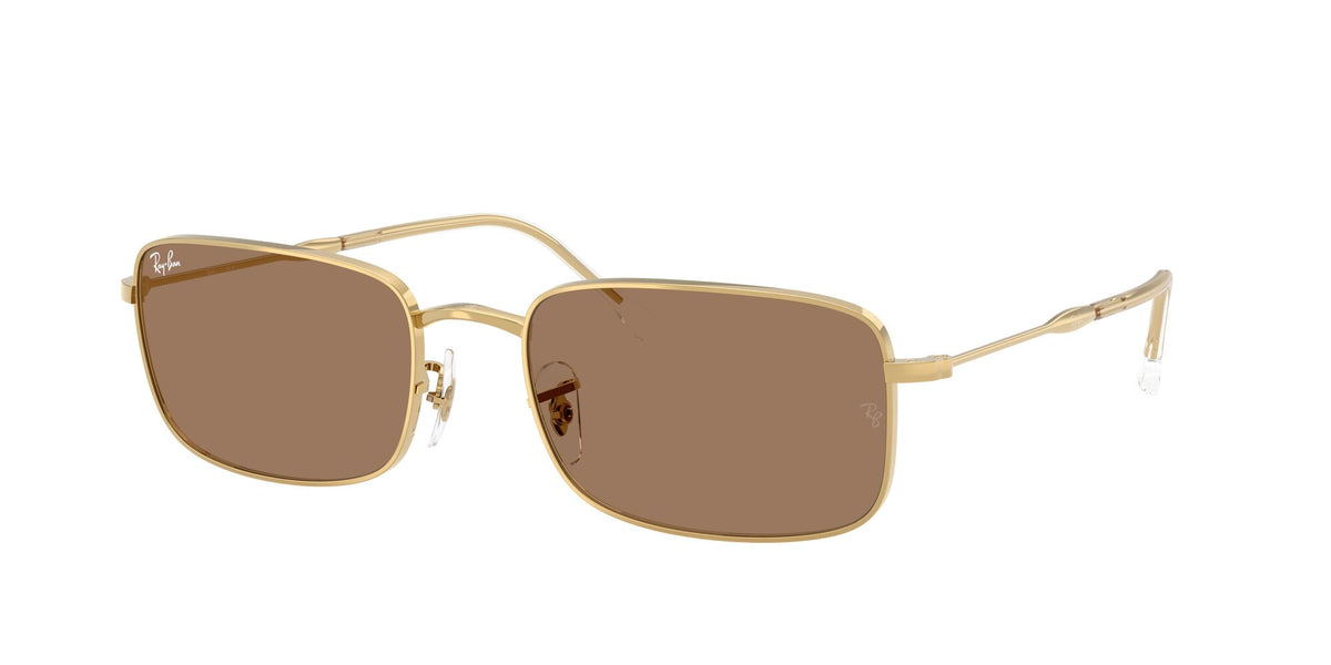 Ray-Ban 0RB37460017359 Arista Gold/ Brown