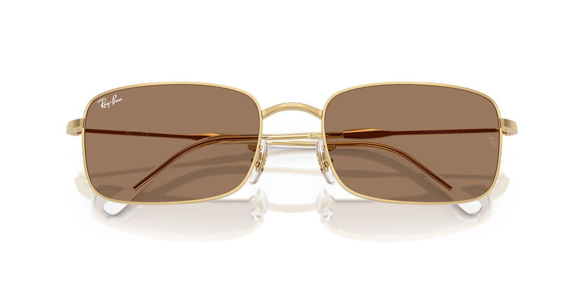 Ray-Ban 0RB37460017359 Arista Gold/ Brown