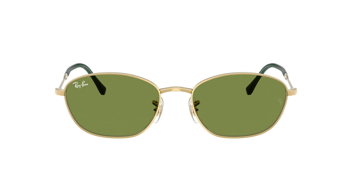 Ray Ban 0RB3749 001/4E 58 Gold/ Green