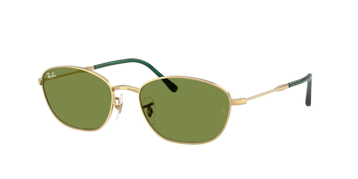 Ray Ban 0RB3749 001/4E 58 Gold/ Green