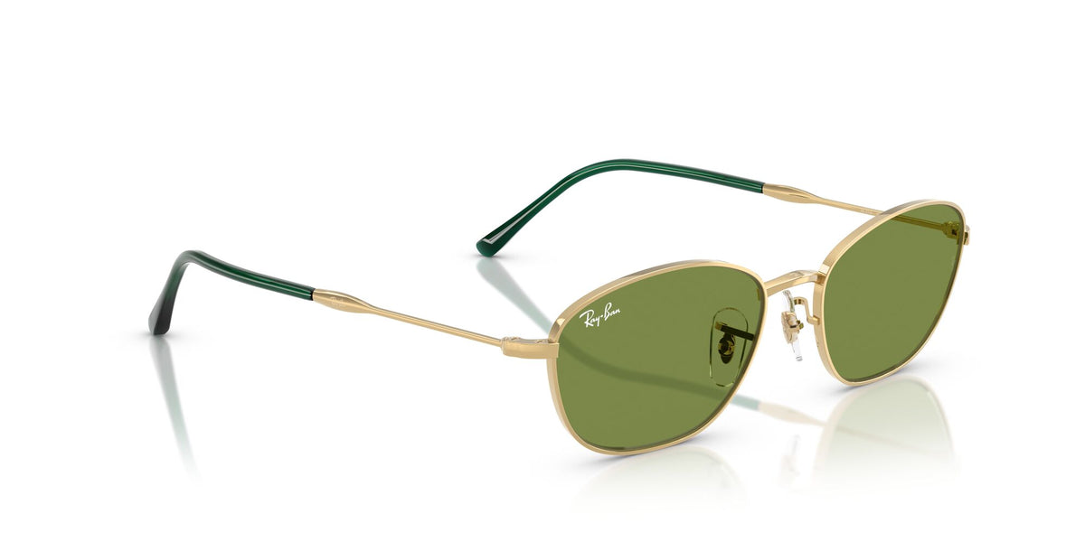 Ray Ban 0RB3749 001/4E 58 Gold/ Green