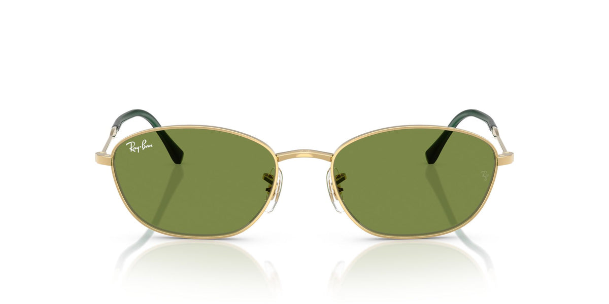 Ray Ban 0RB3749 001/4E 58 Gold/ Green
