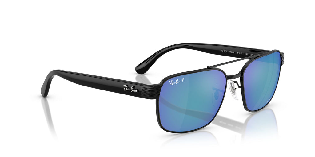 Ray-Ban  0RB3751CH 002/4L 61 Black/ Polarised Grey Mirror Blue