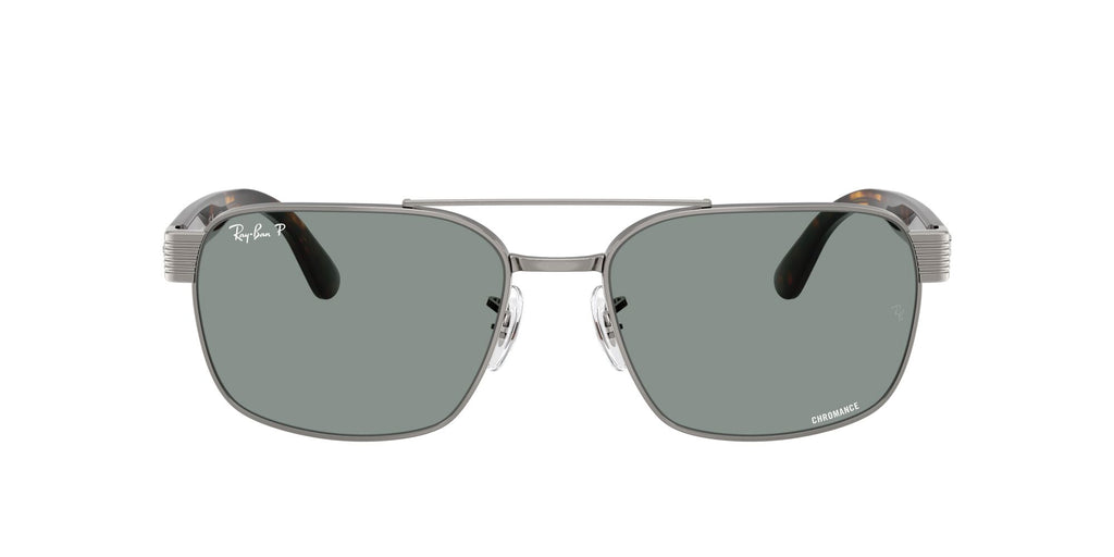 Ray-Ban  0RB3751CH 004/3R 61 Gunmetal/ Polarized Light Blue