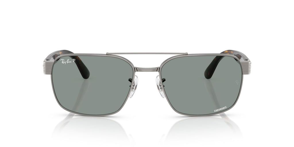 Ray-Ban  0RB3751CH 004/3R 61 Gunmetal/ Polarized Light Blue