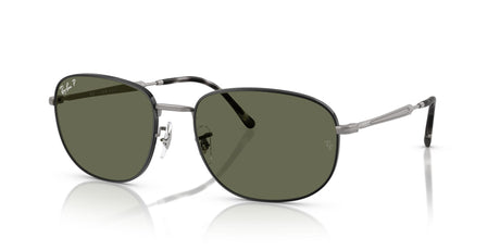 Ray-Ban  RB3754 927458 60 Matte Black On Matte Gunmetal / Green Polar