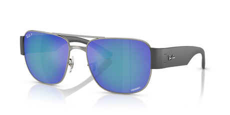 Ray-Ban  RB3756CH 004/4L 59 Gunmetal / Polar Grey Mirror Blue
