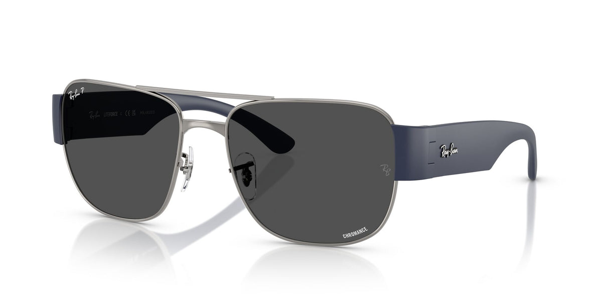 Ray-BanRB3756CH 004/K8 56 Gunmetal / Polar Dark Grey