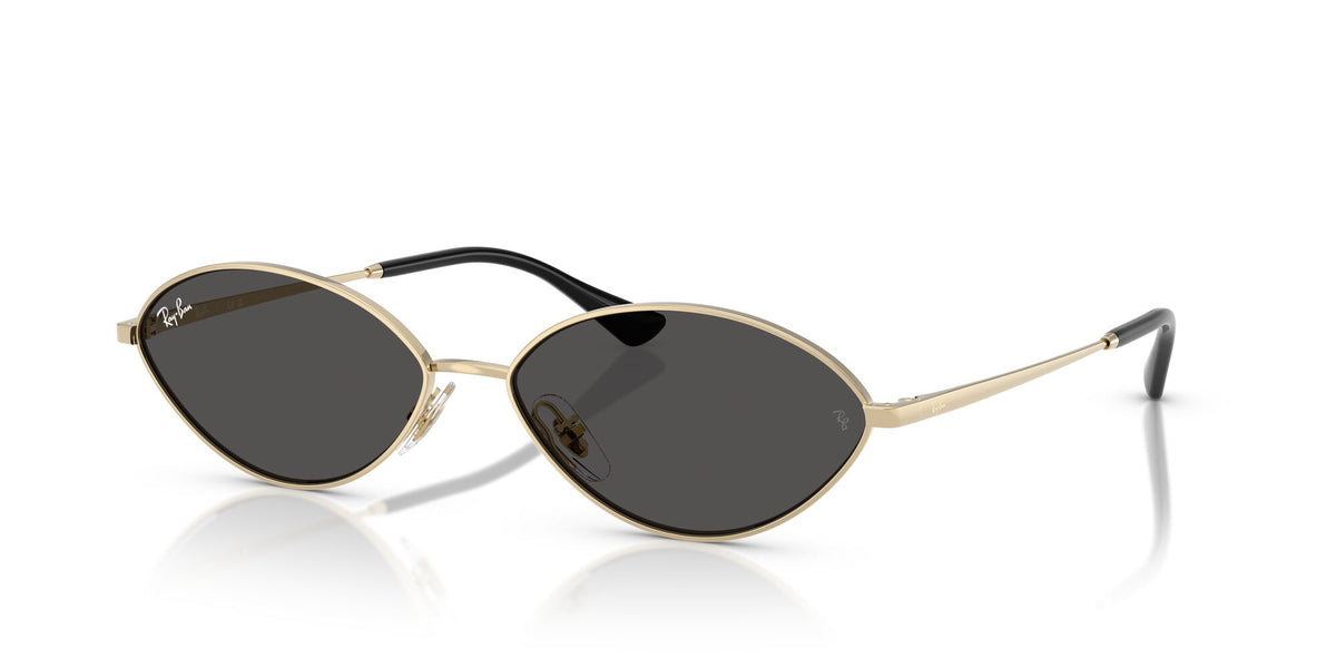 Ray-Ban Kai RB3757 921387 56 Pale Gold / Dark Grey