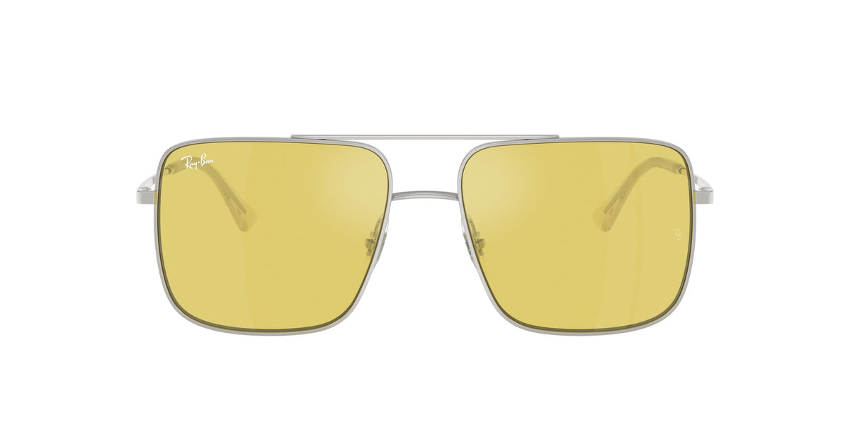 Ray-Ban Ari RB3758 003/6D 56 Silver / Yellow Mirror Flash Gold