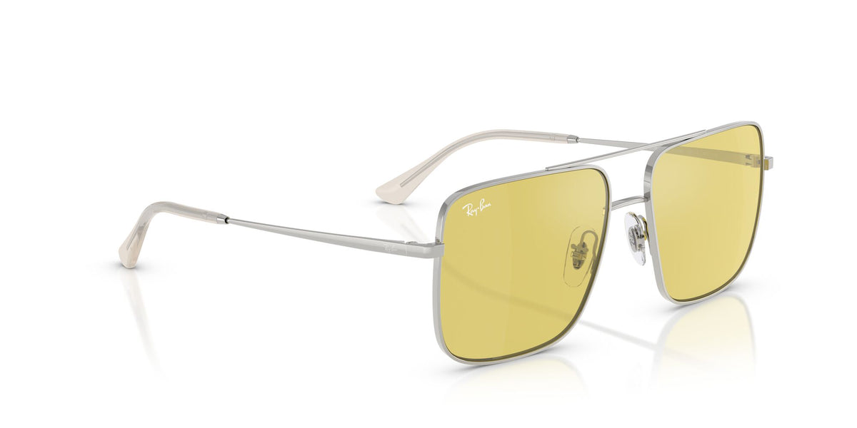 Ray-Ban Ari RB3758 003/6D 56 Silver / Yellow Mirror Flash Gold