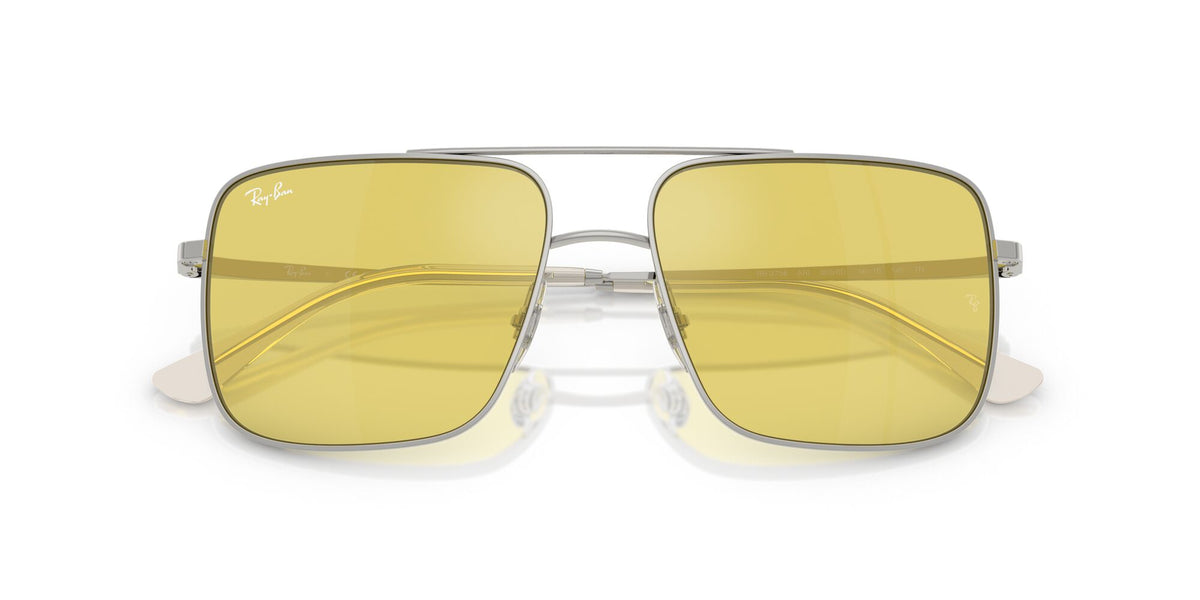 Ray-Ban Ari RB3758 003/6D 56 Silver / Yellow Mirror Flash Gold