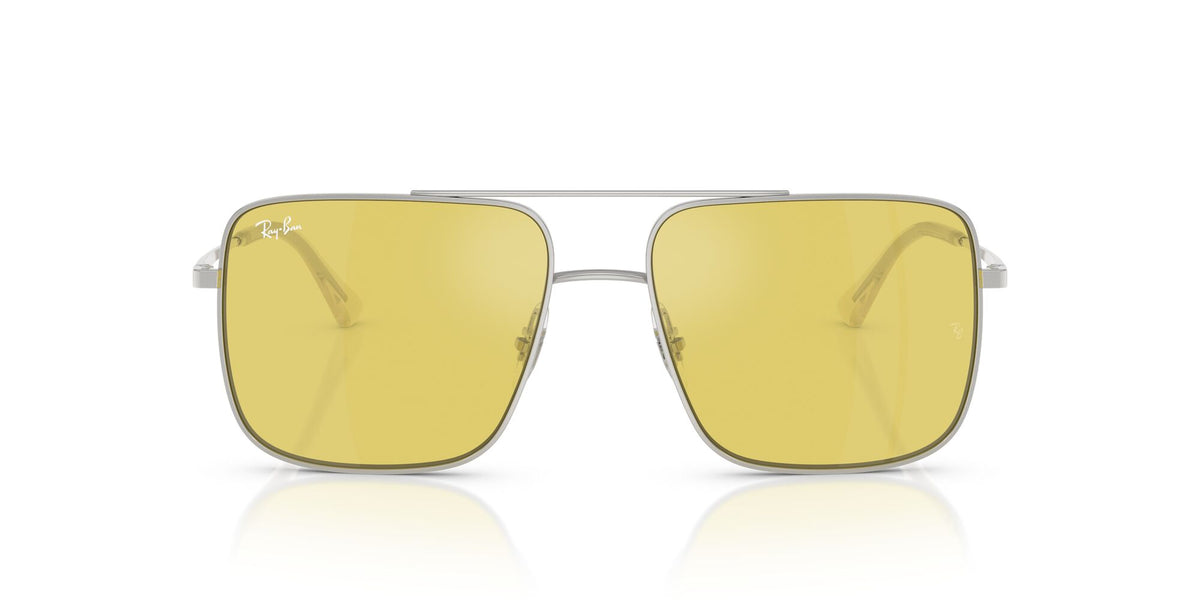 Ray-Ban Ari RB3758 003/6D 56 Silver / Yellow Mirror Flash Gold