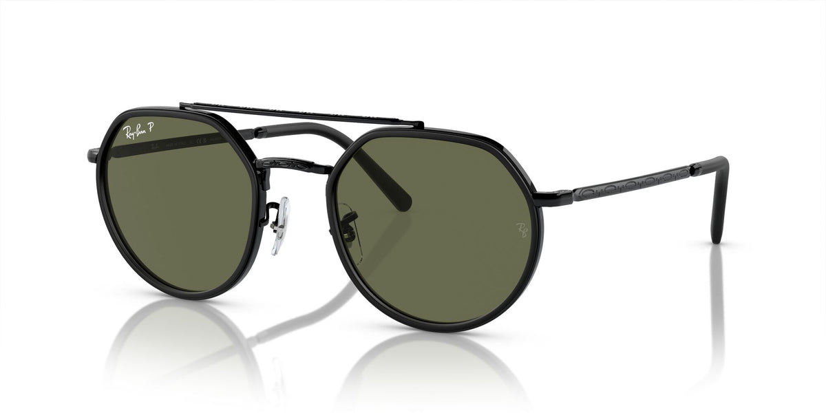 Ray-Ban0RB3765 002/58 53 Black/ Green