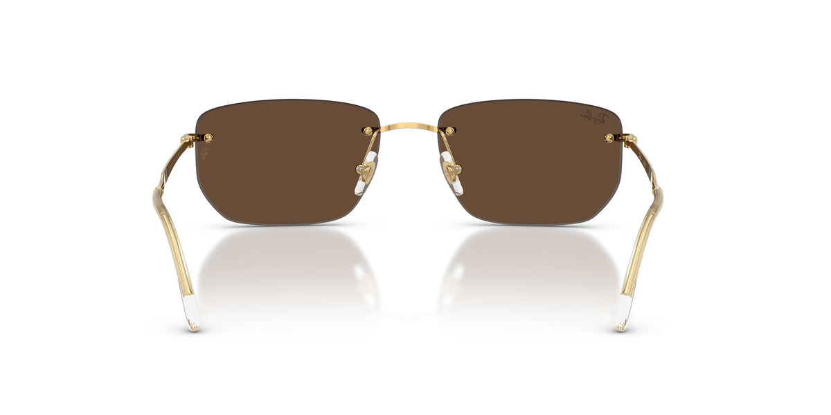 Ray Ban 0RB3768 001/73 56 Gold/ Dark Brown