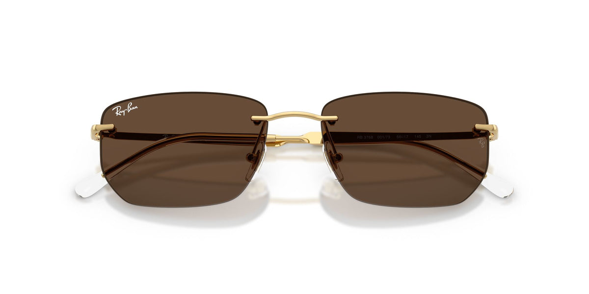 Ray Ban 0RB3768 001/73 56 Gold/ Dark Brown