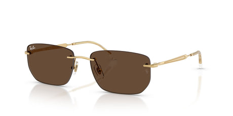 Ray Ban 0RB3768 001/73 56 Gold/ Dark Brown