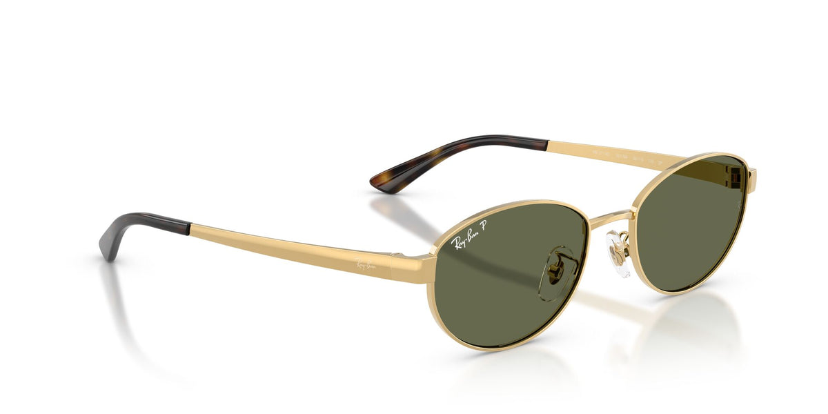 Ray Ban 0RB3774D 001/9A 55 Gold/ Dark Green Polarized
