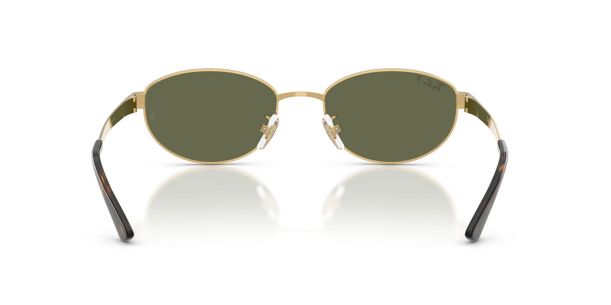 Ray Ban 0RB3774D 001/9A 55 Gold/ Dark Green Polarized