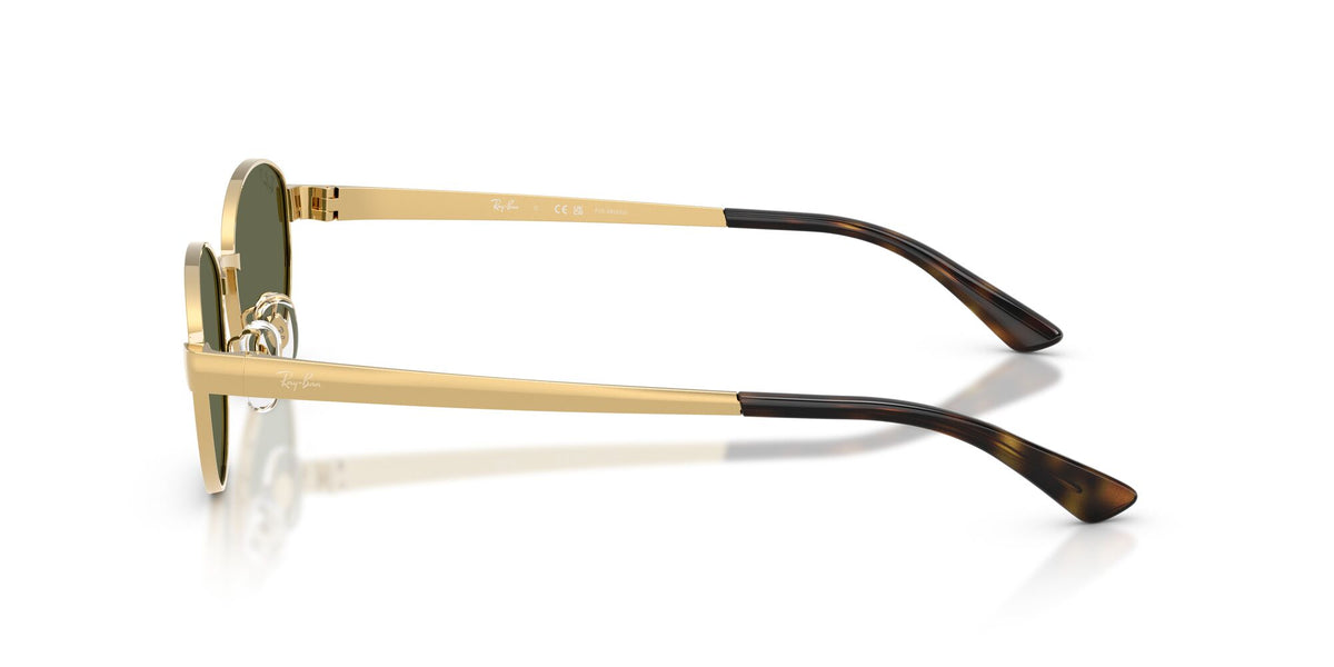 Ray Ban 0RB3774D 001/9A 55 Gold/ Dark Green Polarized