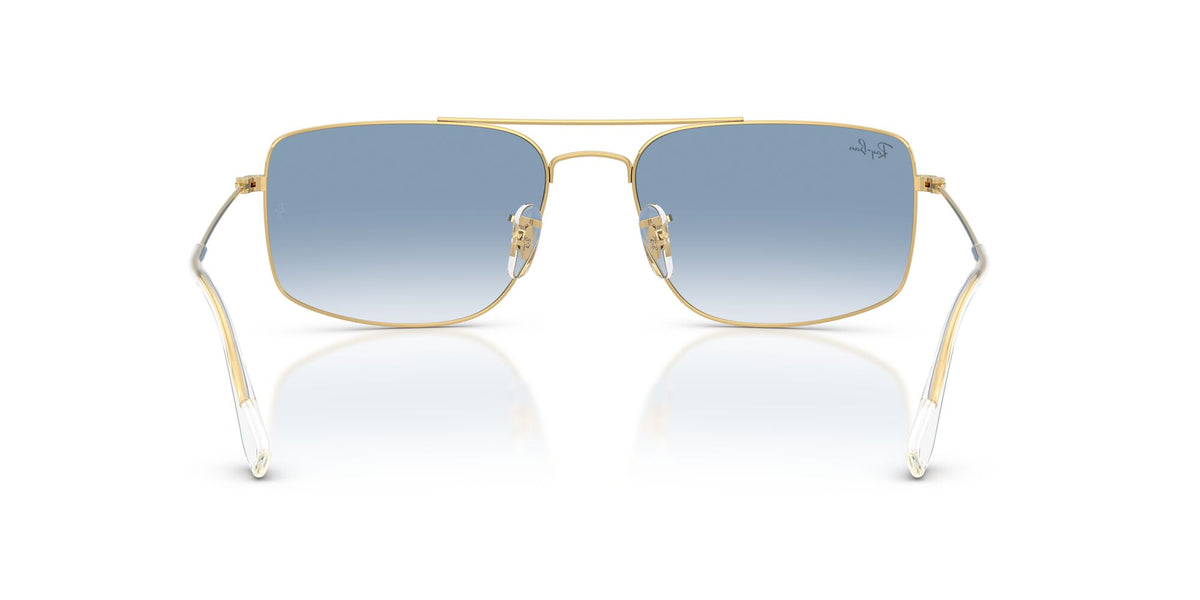 Ray-Ban 0RB37790013F56 Arista Gold/ Clear Gradient Blue