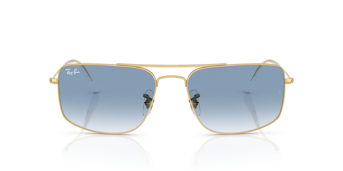 Ray-Ban 0RB37790013F56 Arista Gold/ Clear Gradient Blue