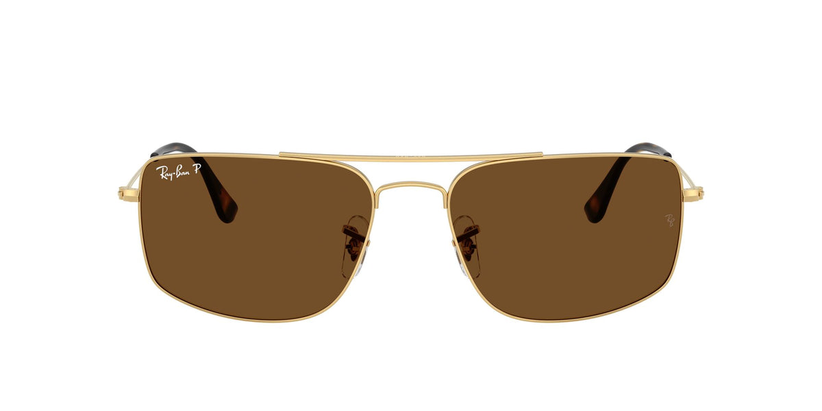 Ray-Ban 0RB37790015756 Arista Gold/ Polarized Brown