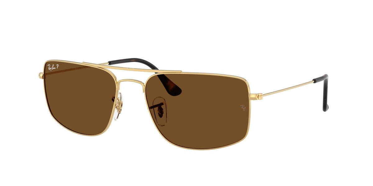Ray-Ban 0RB37790015756 Arista Gold/ Polarized Brown