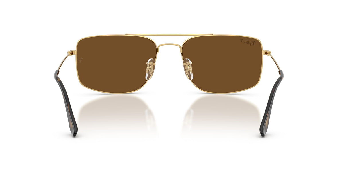 Ray-Ban 0RB37790015756 Arista Gold/ Polarized Brown
