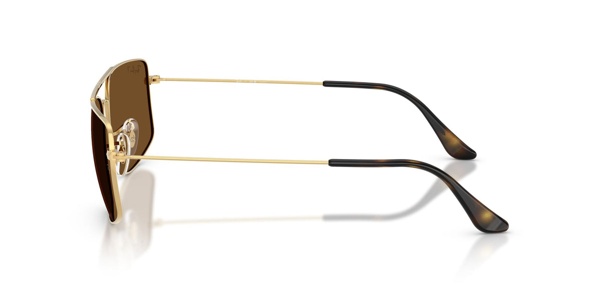 Ray-Ban 0RB37790015756 Arista Gold/ Polarized Brown