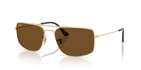 Ray-Ban 0RB37790015756 Arista Gold/ Polarized Brown