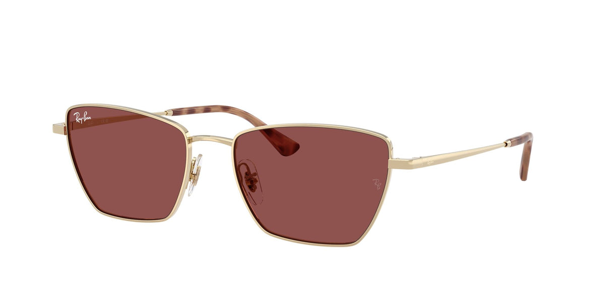 Ray-Ban 0RB378392137553 Pale Gold/ Dark Violet