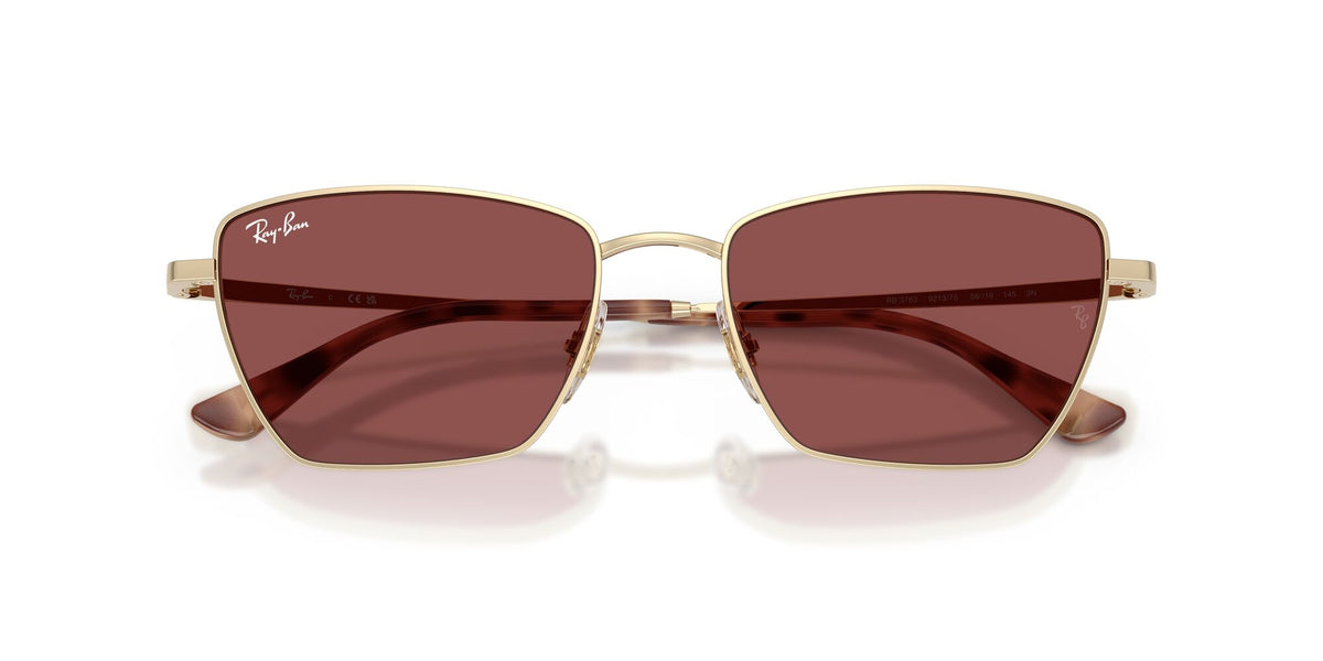 Ray-Ban 0RB378392137553 Pale Gold/ Dark Violet