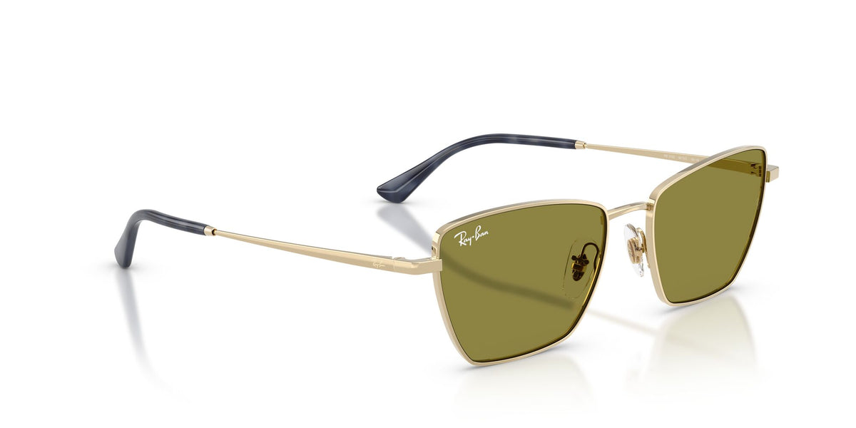 Ray-Ban 0RB37839213256 Pale Gold/ Green