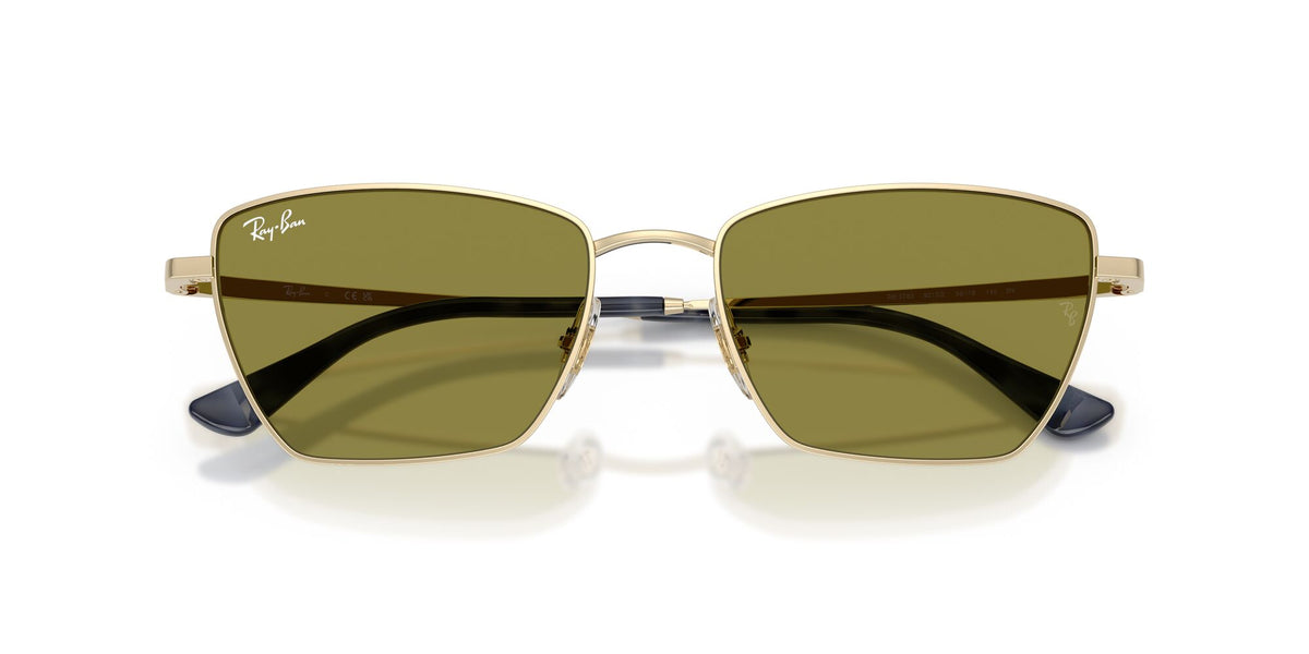 Ray-Ban 0RB37839213256 Pale Gold/ Green