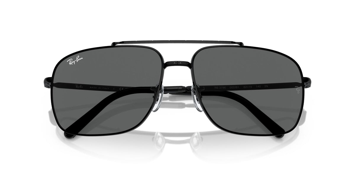 Ray-Ban0RB3796 002/B1 62 Black/ Dark Grey 62 / Crystal / Metal / Metal