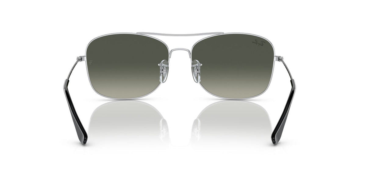 RB 3799 Ray-BanBlack On Silver / Grey Gradient 57 57 / Crystal / Metal / Metal