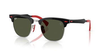 Ray-Ban  0RB3807M F11031 51 Brushed Black On Silver/ G-15 Green