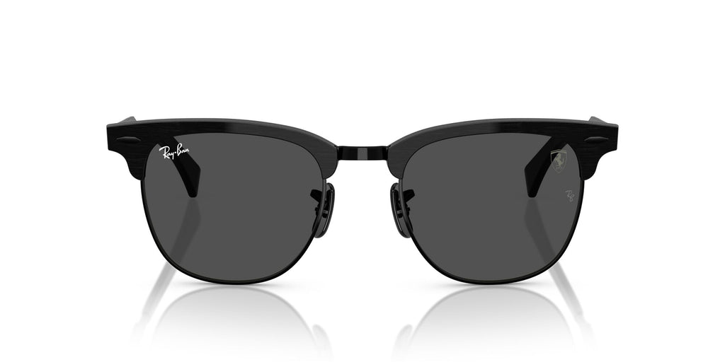 Ray-Ban  0RB3807M F111B1 51 Brushed Black On Black/ Dark Grey