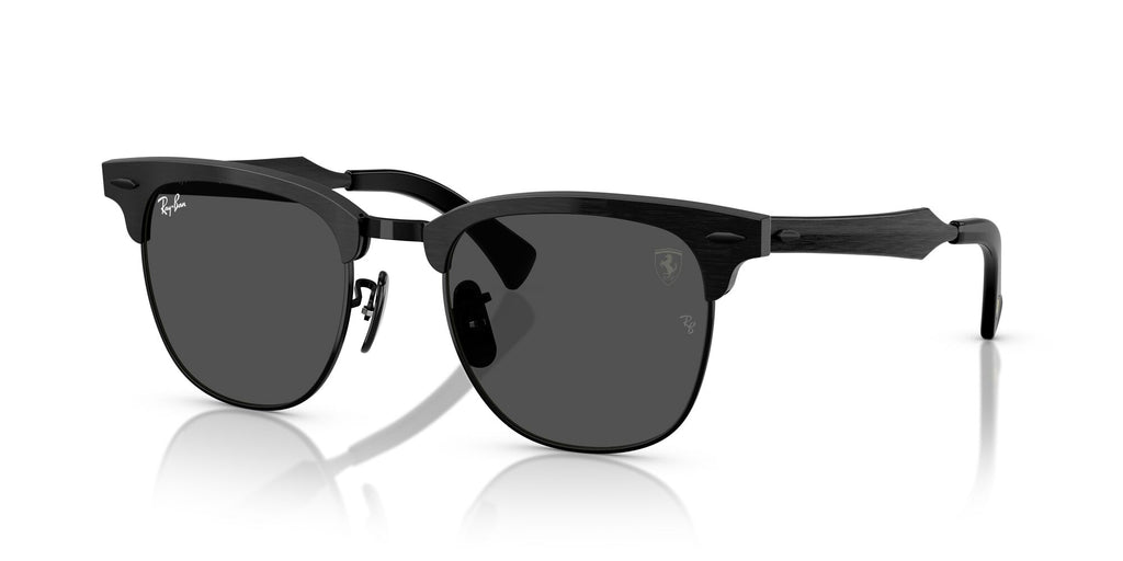 Ray-Ban  0RB3807M F111B1 51 Brushed Black On Black/ Dark Grey