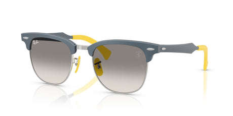Ray-Ban  0RB3807M F11232 51 Brushed Blue On Silver/ Clear Gradient Grey